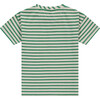 Stripe Pocket T-Shirt, Green - T-Shirts - 2
