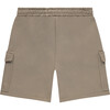 Cargo Sweat Shorts, Beige - Shorts - 2