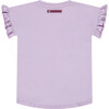Ruffled Sleeve T-Shirt, Lilac - T-Shirts - 2
