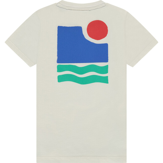 Sunshine Waves And Sunsets T-Shirt, Cream - T-Shirts - 2