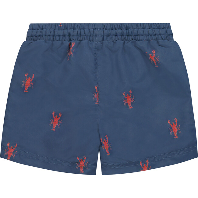 Lobster Swim Trunks, Blue - Swim Trunks - 2