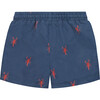 Lobster Swim Trunks, Blue - Swim Trunks - 2
