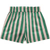 Striped Shorts, Pink/Green - Shorts - 2