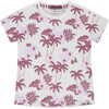 Palm Tree T-Shirt, Ivory - T-Shirts - 1 - thumbnail