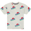Retro Beach T-Shirt, Cream - T-Shirts - 1 - thumbnail