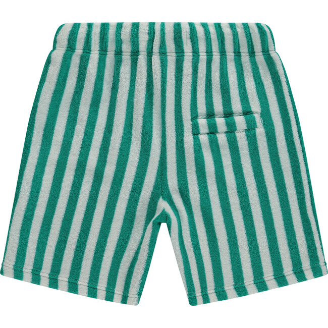 Striped Shorts, Green - Shorts - 2