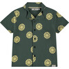 Sun Button Down Shirt, Green - Button Downs - 1 - thumbnail