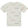 Retro Swimmer T-Shirt, Cream - T-Shirts - 2