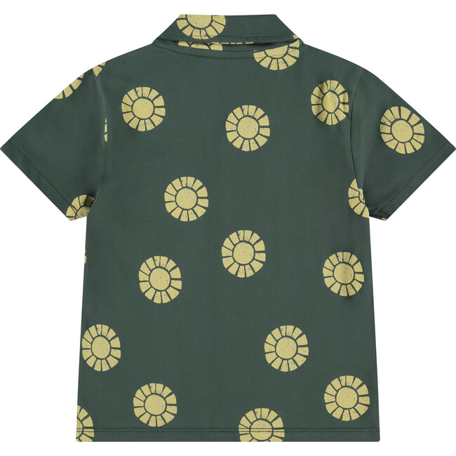 Sun Button Down Shirt, Green - Button Downs - 2