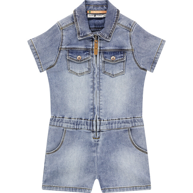 Denim Jumpsuit, Blue