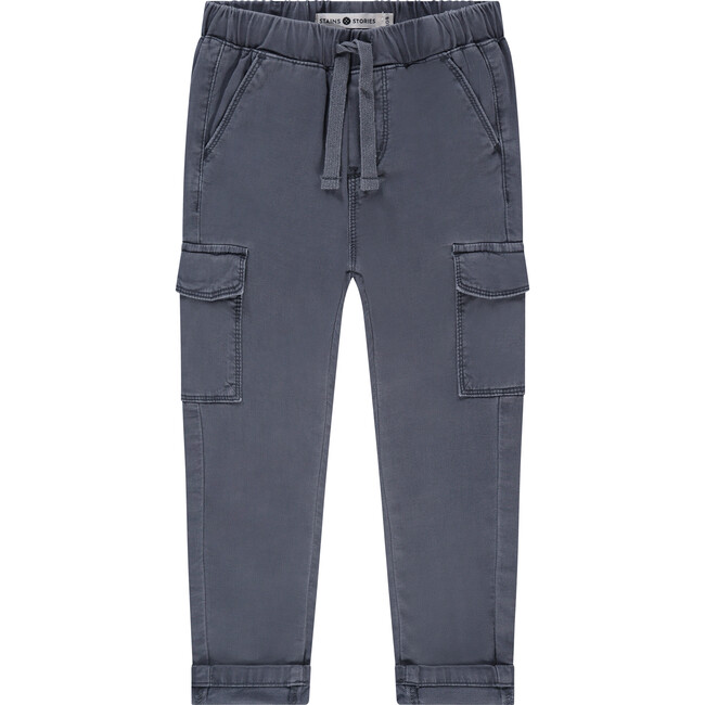 Jogger Pants, Blue - Pants - 1