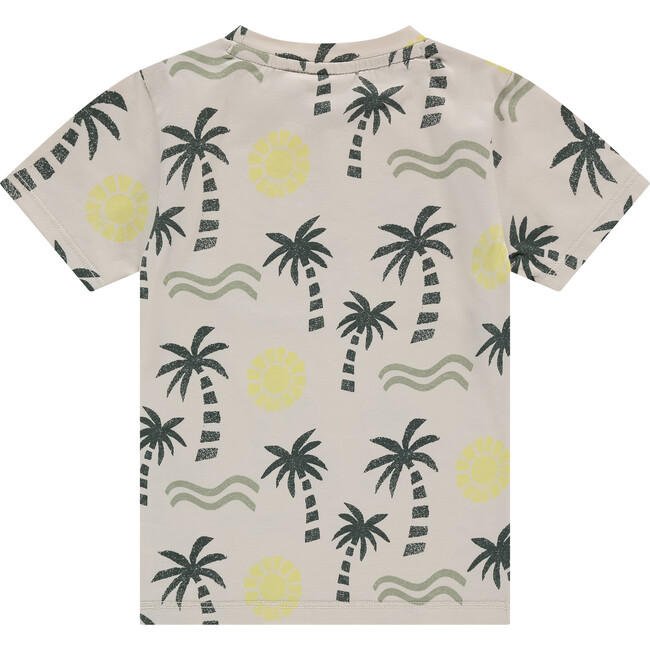 Palm Tree T-Shirt, Green/Yellow - T-Shirts - 2