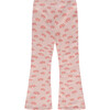 Heart Flare Leggings, Pink - Leggings - 2