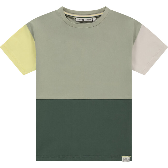 Colorblock T-Shirt, Green