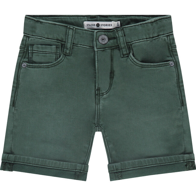 Denim Shorts, Green