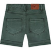 Denim Shorts, Green - Shorts - 2