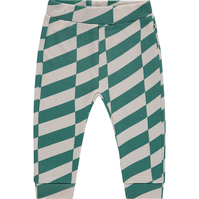 Sweatpants, Green/Cream