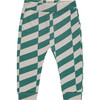 Sweatpants, Green/Cream - Sweatpants - 1 - thumbnail