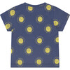 Smiley Sun T-Shirt, Blue - T-Shirts - 2