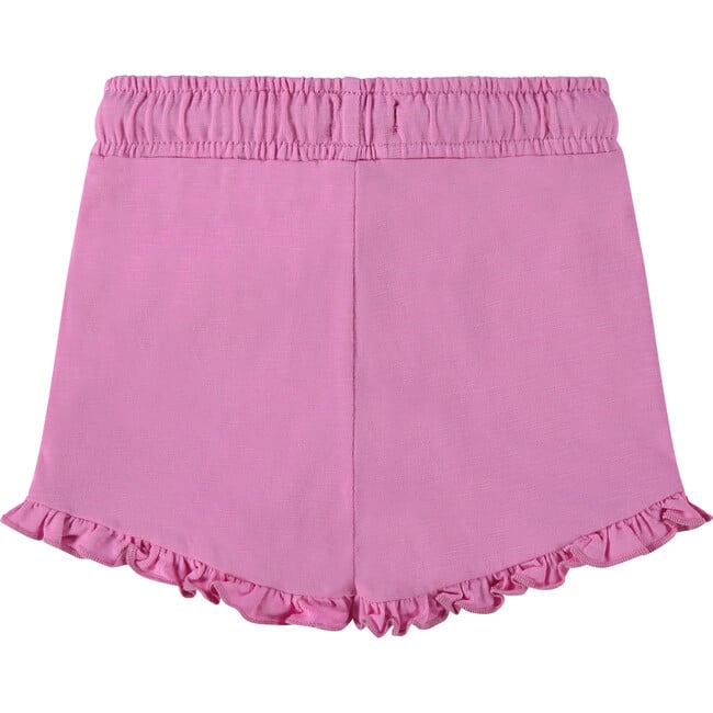 Ruffled Shorts, Pink - Shorts - 2
