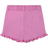 Ruffled Shorts, Pink - Shorts - 2