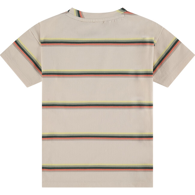 Colorblock T-Shirt, Cream - T-Shirts - 2