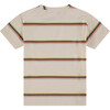 Colorblock T-Shirt, Cream - T-Shirts - 2