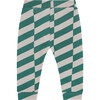 Sweatpants, Green/Cream - Sweatpants - 2
