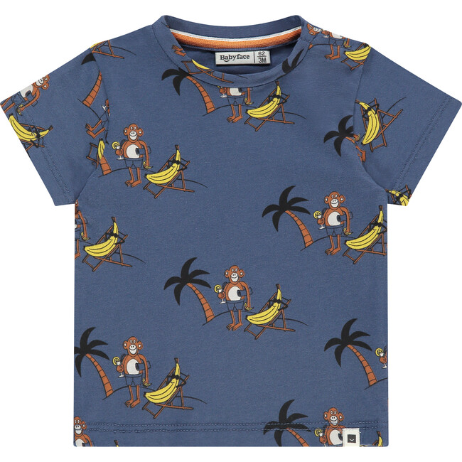 Monkey T-Shirt, Blue