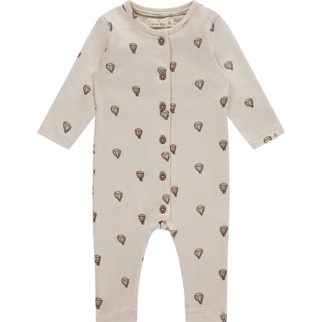 Hot Air Balloon Romper, Cream