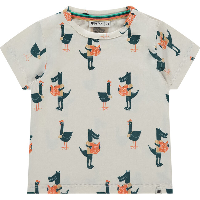 Crocodile T-Shirt, Cream