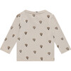 Hot Air Balloon Long Sleeve Tee, Cream - T-Shirts - 2