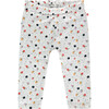 Berry Print Pants, Cream - Pants - 1 - thumbnail