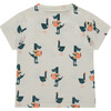 Crocodile T-Shirt, Cream - T-Shirts - 2