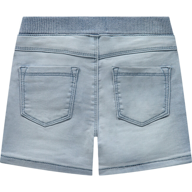 Light Wash Denim Shorts, Blue - Shorts - 2