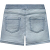 Light Wash Denim Shorts, Blue - Shorts - 2
