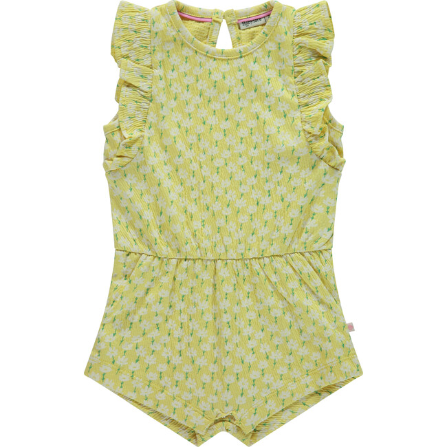 Floral Romper, Yellow