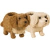 White Labrador and Golden Retriever Planter Set - Pots - 1 - thumbnail