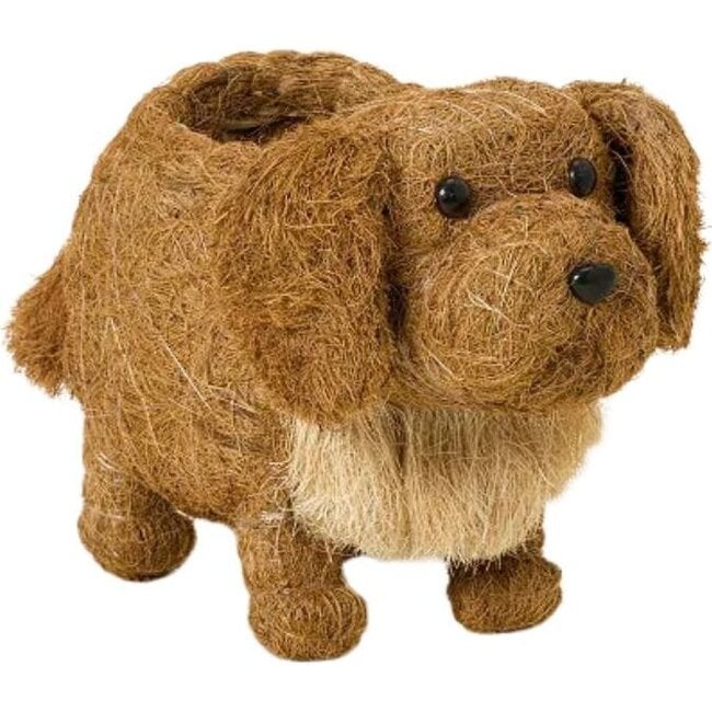 White Labrador and Golden Retriever Planter Set - Pots - 2