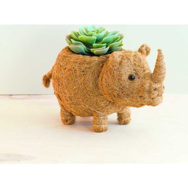 Mama and Baby Rhino Planter Set - Pots - 3
