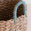 Seagrass Cylinder Baskets with Handles, Set of 3 - Storage - 2