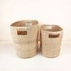 Natural Oval Baskets, Set of 2 - Storage - 4