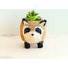 Mama and Baby Raccoon Planter Set - Pots - 2