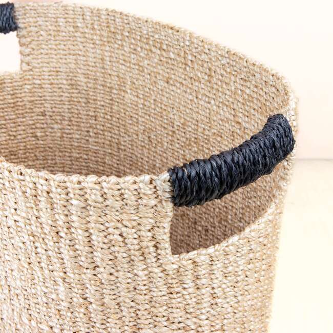 Black Oval Baskets, Set of 2 - Storage - 4