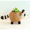 Mama and Baby Raccoon Planter Set - Pots - 3
