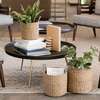 Seagrass Cylinder Baskets with Handles, Set of 3 - Storage - 5