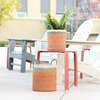 Coral Cylinder Floor Baskets, Set of 2 - Storage - 6