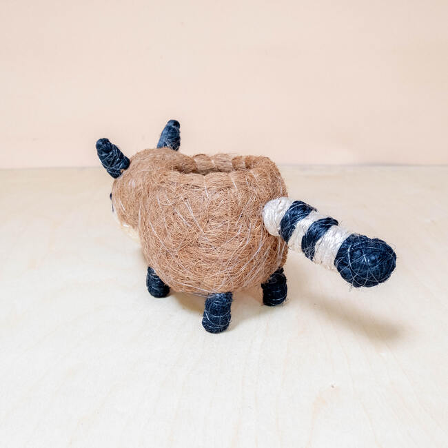 Mama and Baby Raccoon Planter Set - Pots - 7