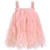 Sleeveless Ruffle Layered Dress, Pink - Dresses - 3