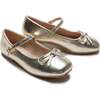 Julietta Bow Flats, Gold - Mary Janes - 1 - thumbnail